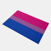 Bisexueller Stolz (Bi-Flagge) Fußmatte (Schrägansicht)