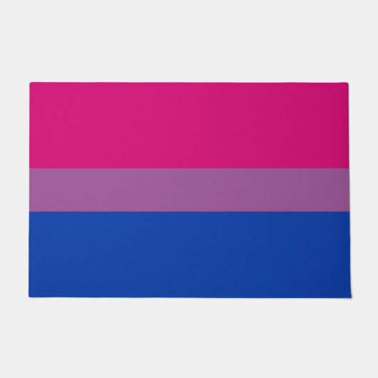 Bisexueller Stolz (Bi-Flagge) Fußmatte (Vorderseite)