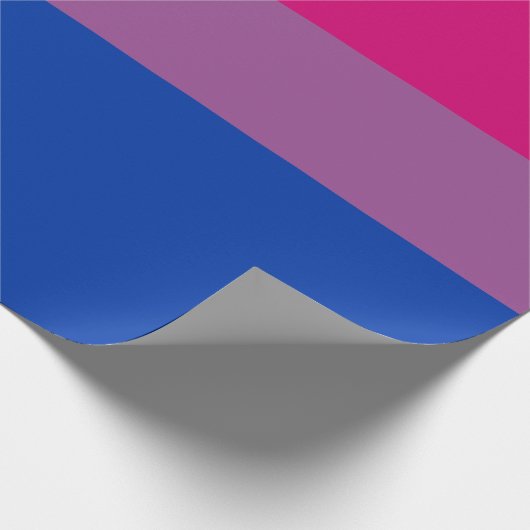 Bisexueller Stolz (Bi-Flagge) Geschenkpapier (Ecke)