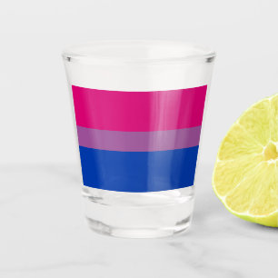 Bisexueller Stolz (Bi-Flagge) Schnapsglas