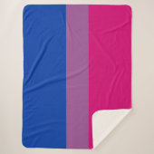 Bisexueller Stolz (Bi-Flagge) Sherpadecke (Vorderseite)