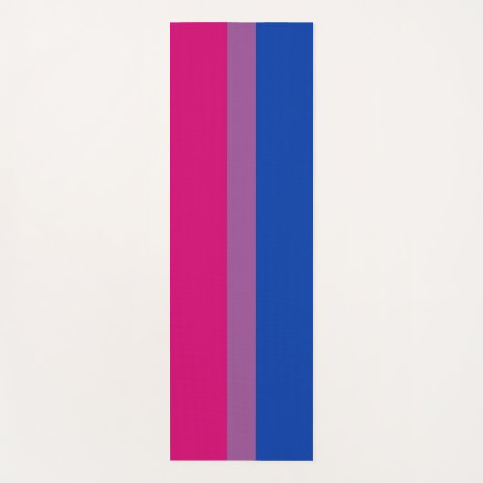 Bisexueller Stolz (Bi-Flagge) Yogamatte (Vorderseite)