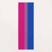 Bisexueller Stolz (Bi-Flagge) Yogamatte (Rückseite)
