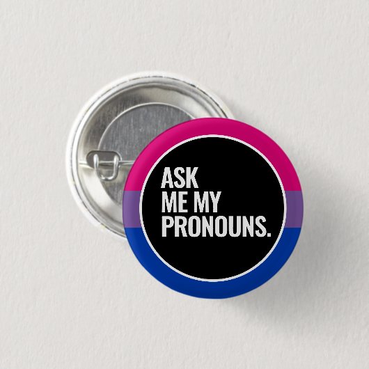 Bisexueller Stolz Button (Vorne & Hinten)