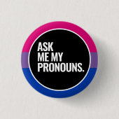 Bisexueller Stolz Button (Vorderseite)