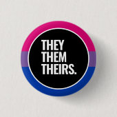 Bisexueller Stolz Button (Vorderseite)