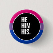 Bisexueller Stolz Button (Vorderseite)