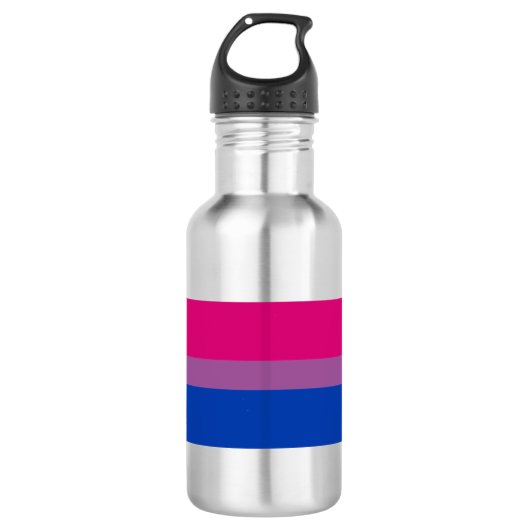 Bisexueller Stolz Edelstahlflasche (Vorderseite)
