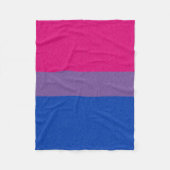 Bisexueller Stolz Flag gefärbt Hintergrund Fleecedecke (Vorderseite)