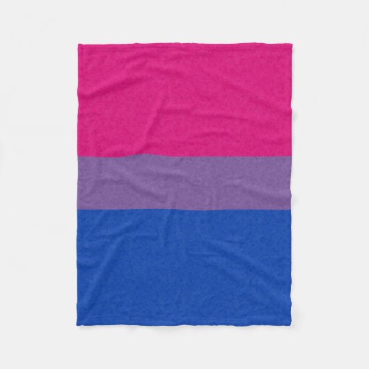 Bisexueller Stolz Flag gefärbt Hintergrund Fleecedecke (Vorderseite)