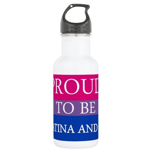 Bisexueller Stolz-Gang Edelstahlflasche (Vorderseite)