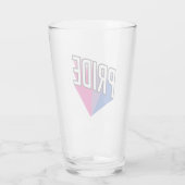 Bisexueller Stolz Glas (Rückseite)