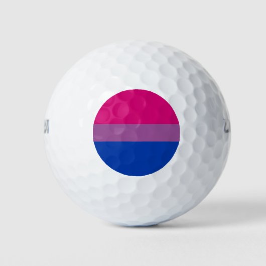 Bisexueller Stolz Golfball (Vorderseite)