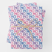 Bisexueller Stolz Ho Ho Ho Ho Mustertrennpapier Se Geschenkpapier Set (Beispiel)