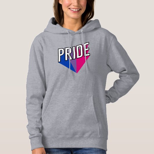 Bisexueller Stolz Hoodie (Vorderseite)