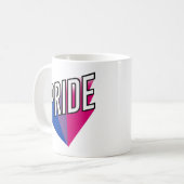 Bisexueller Stolz Kaffeetasse (Vorderseite Links)