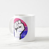 Bisexueller Stolz Kaffeetasse (Vorderseite Links)