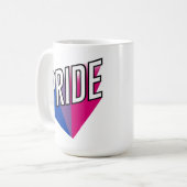Bisexueller Stolz Kaffeetasse (Vorderseite Links)