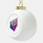 Bisexueller Stolz Keramik Kugel-Ornament (Rechts)
