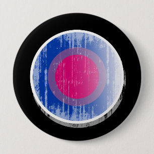 Bisexueller Stolz-Knopf distressed.png Button