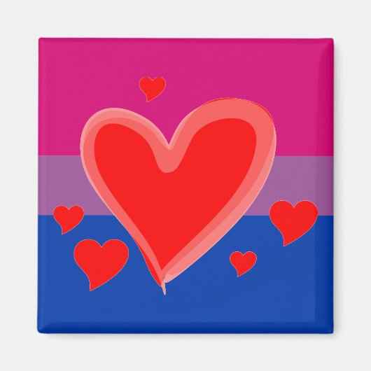Bisexueller Stolz Magnet (Vorne)