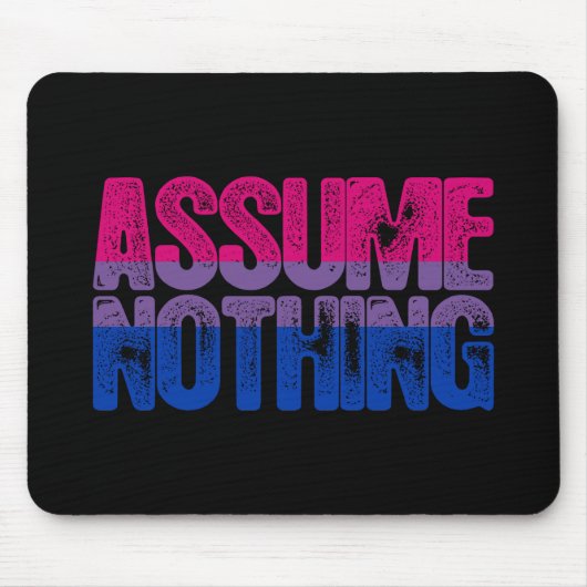 Bisexueller Stolz nehmen nichts an Mousepad (Vorne)