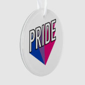 Bisexueller Stolz Ornament (Vorderseite)
