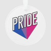 Bisexueller Stolz Ornament (Rückseite)