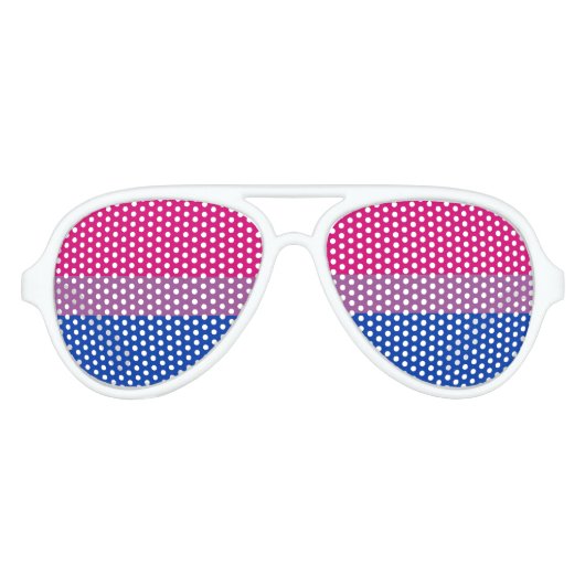 Bisexueller Stolz Partybrille (Vorderseite)