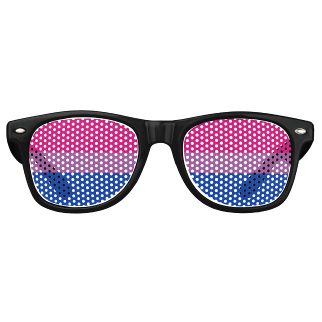Bisexueller Stolz! Partybrille (Vorderseite)