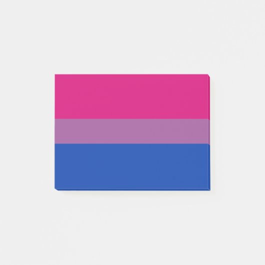 Bisexueller Stolz Post-it Klebezettel (Vorderseite)