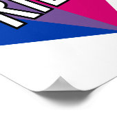 Bisexueller Stolz Poster (Ecke)