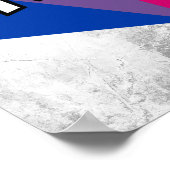 Bisexueller Stolz Poster (Ecke)