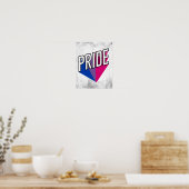 Bisexueller Stolz Poster (Küche)