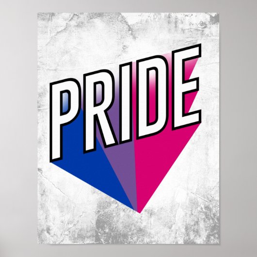 Bisexueller Stolz Poster (Vorne)
