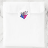 Bisexueller Stolz Runder Aufkleber (Tasche)