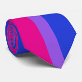 Bisexueller Stolz Statement Schlips Krawatte (Gerollt)