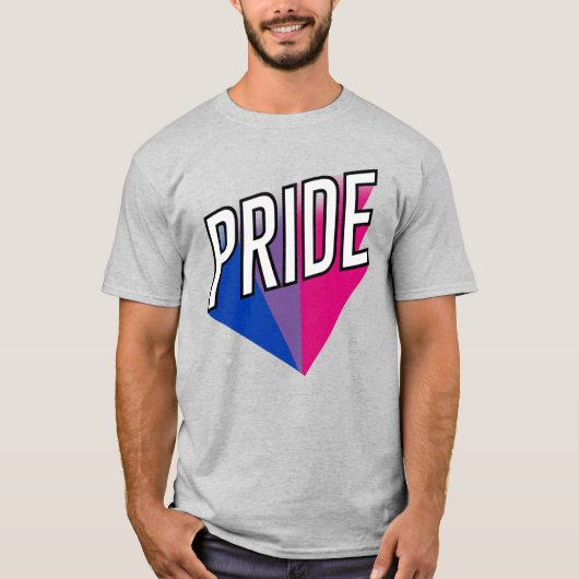 Bisexueller Stolz T-Shirt (Vorderseite)