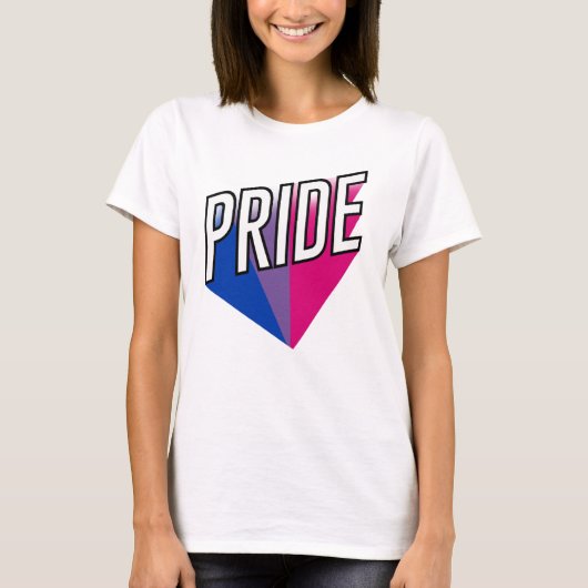 Bisexueller Stolz T-Shirt (Vorderseite)