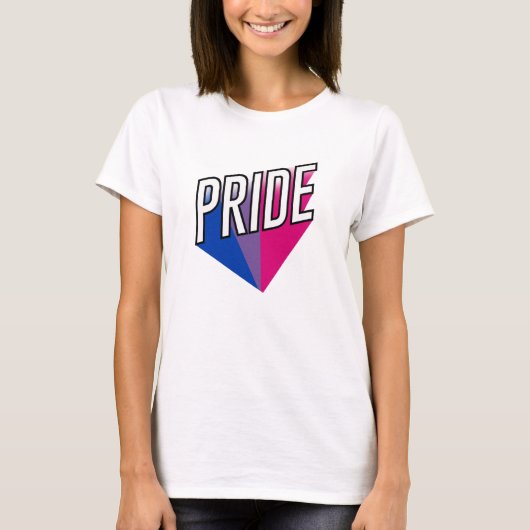 Bisexueller Stolz T-Shirt (Vorderseite)
