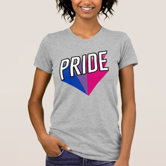 Bisexueller Stolz T-Shirt (Vorderseite)