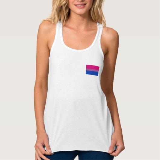 Bisexueller Stolz Tank Top (Vorderseite)