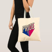 Bisexueller Stolz Tragetasche (Vorderseite (Produkt))