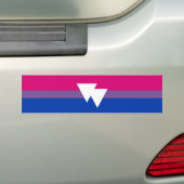 Bisexueller Stolz und Symbol - Autoaufkleber (Auf Auto)