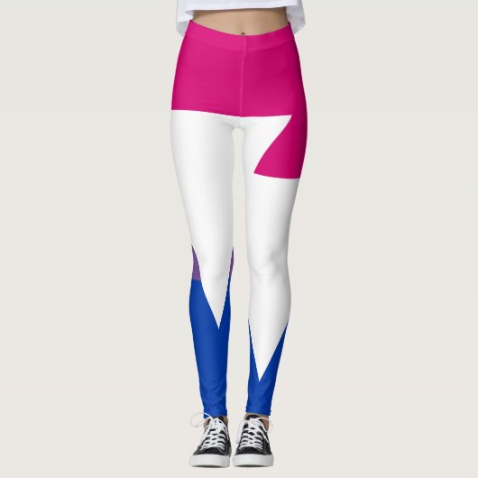 Bisexueller Stolz und Symbolfahne - Leggings (Vorderseite)