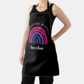 Bisexueller Stolz zum Feiern der Liebe des Diversi Schürze (InSitu)