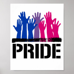 Bisexueller Stolz Zusammen Poster
