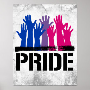 Bisexueller Stolz Zusammen Poster