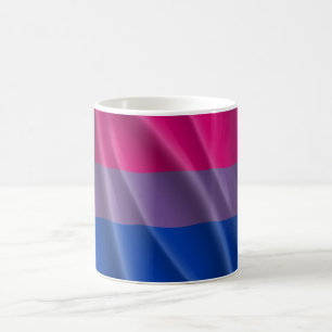 BISEXUELLER STOLZFANAHNE WELLENDESIGN KAFFEETASSE