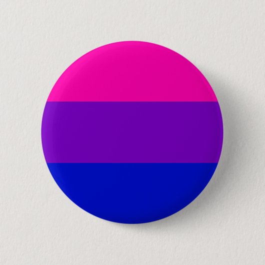 Bisexueller Stolzflaggenknopf Button (Vorderseite)